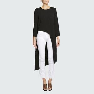 Rome Long-Sleeve High-Low Top